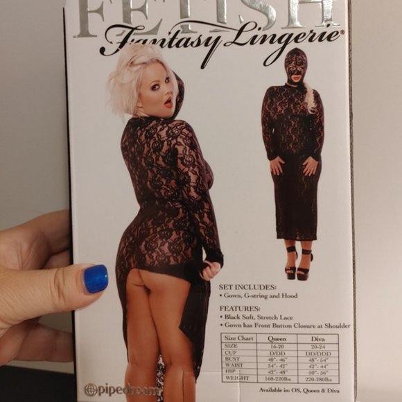 Lace Fantasy Dress - Queen Size - Picture 3 of 7